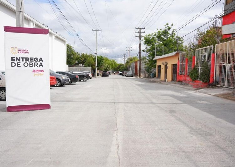 NLD consolida transformación urbana con pavimentación y drenaje sanitario en colonia Hipódromo