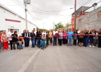 NLD consolida transformación urbana con pavimentación y drenaje sanitario en colonia Hipódromo
