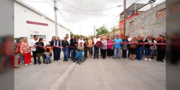NLD consolida transformación urbana con pavimentación y drenaje sanitario en colonia Hipódromo