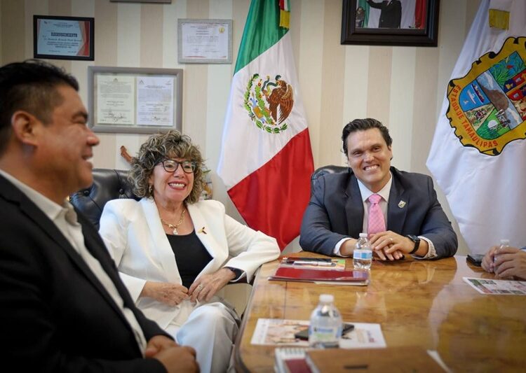 Recibe Humberto a la SEBIEN y secretario de Desarrollo Rural de Tamaulipas