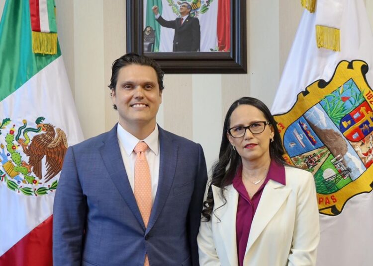 Recibe diputado Presidente HP, a titulares de la SSP y secretaria Anticorrupción