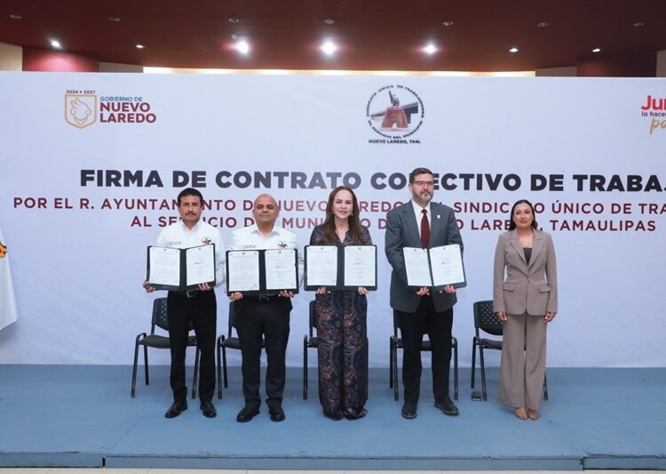 Refrenda Carmen Lilia compromiso con trabajadores municipales