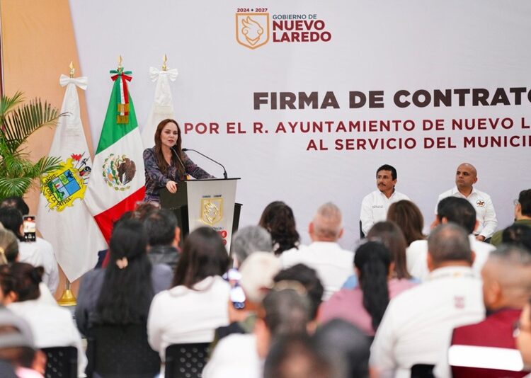 Refrenda Carmen Lilia compromiso con trabajadores municipales