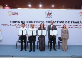 Refrenda Carmen Lilia compromiso con trabajadores municipales