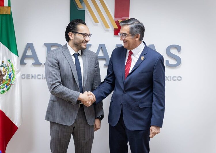 Se reúne AVA con nuevo titular de Aduanas; impulsa proyectos estratégicos en Tamaulipas