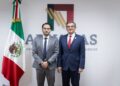 Se reúne AVA con nuevo titular de Aduanas; impulsa proyectos estratégicos en Tamaulipas