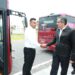 Supervisa gobernador unidades del nuevo sistema de transporte público de Tamaulipas