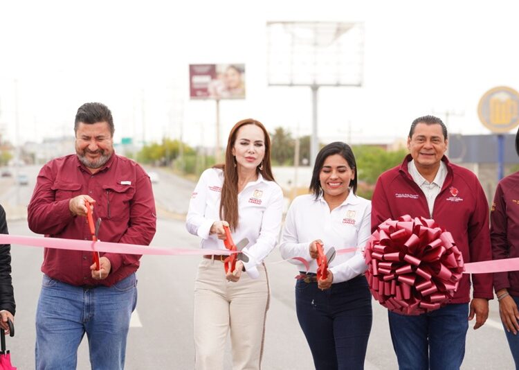 Transforma Gobierno Municipal entrada principal a NLD con obras de infraestructura vial