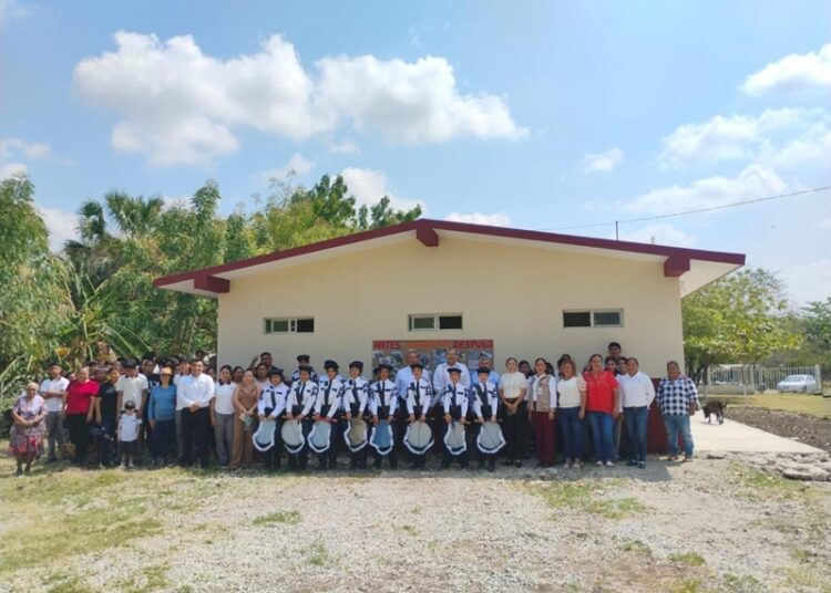 Transforman espacios educativos con nueva infraestructura en Telebachillerato 018 de El Mante
