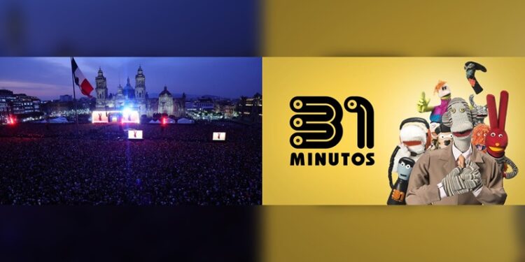 ¡Se realizó concierto de 31 Minutos en el Zócalo CDMX!