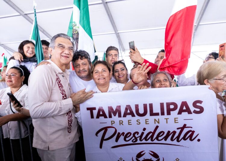 «La Presidenta CSP, cuenta con el pueblo de Tamaulipas»: Américo