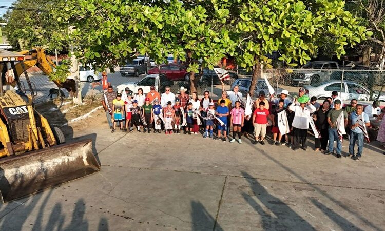 Arranca Armando Martínez rehabilitación de alumbrado en espacios deportivos