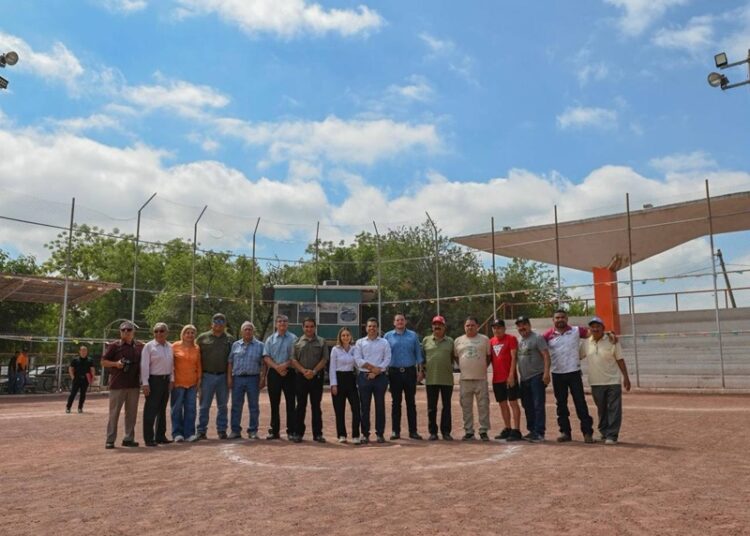 Arranca Lalo Gattás remodelación del parque de softbol de la Miguel Alemán