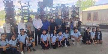 Beneficia SET a estudiantes de Matamoros, San Fernando y Valle Hermoso con mobiliario escolar