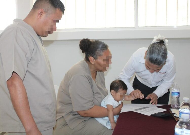 Celebra CEDES Matamoros jornada de registros de nacimiento para hijos e hijas de PPLs