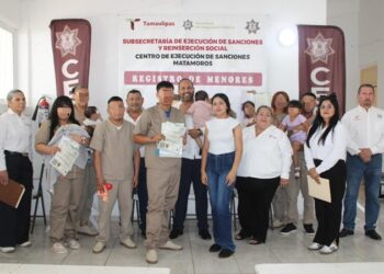 Celebra CEDES Matamoros jornada de registros de nacimiento para hijos e hijas de PPLs