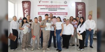 Celebra CEDES Matamoros jornada de registros de nacimiento para hijos e hijas de PPLs