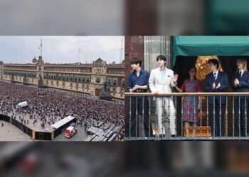 BTS regaló a su Army 4 minutos de felicidad en el Zócalo