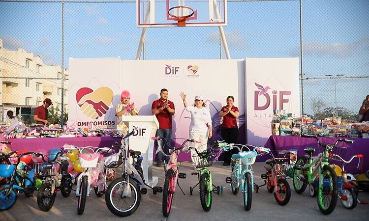 DIF Altamira lleva alegría y diversión a miles de niños