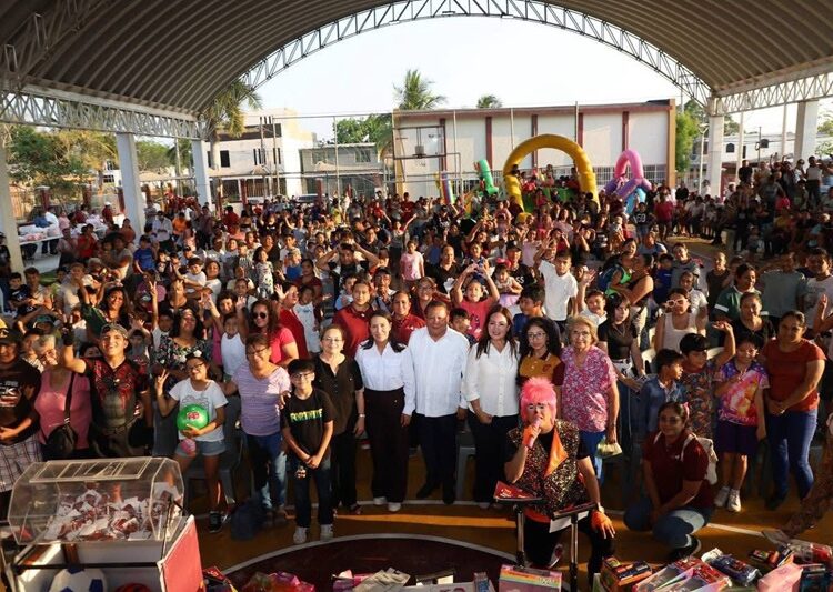 Disfruta niñez altamirense gran festejo por el ‘Día del Niño’