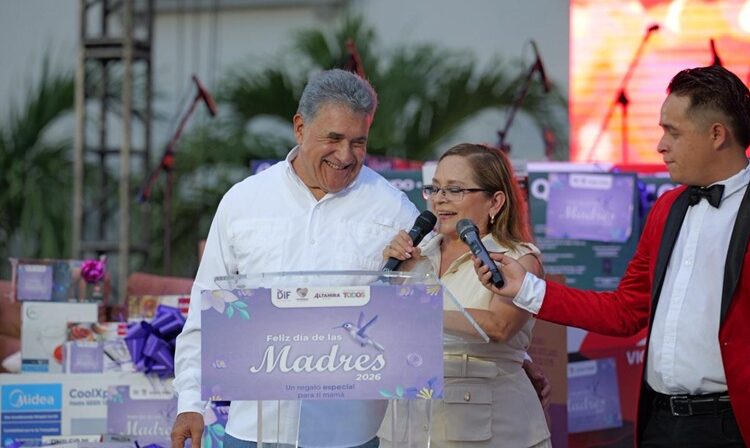 Disfrutan más de 5 mil mamás altamirenses espectacular festejo