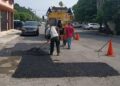 En atención a la indicación de Lalo Gattás, sigue rehabilitación de calles y avenidas