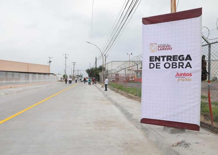 Entrega Carmen Lilia obras de infraestructura hídrica y urbana al sur de NLD