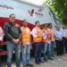 Entrega Lalo Gattás otro nuevo camión recolector de basura