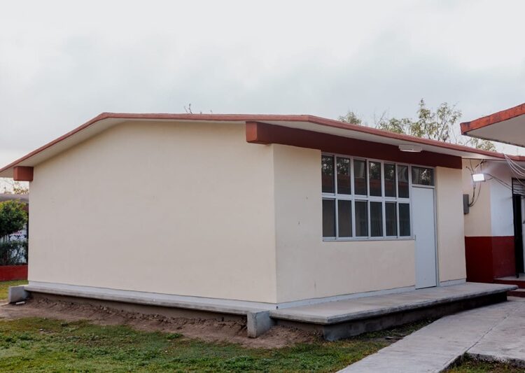 Entrega el alcalde Beto Granados, aula en Escuela Primaria “Justo Sierra”