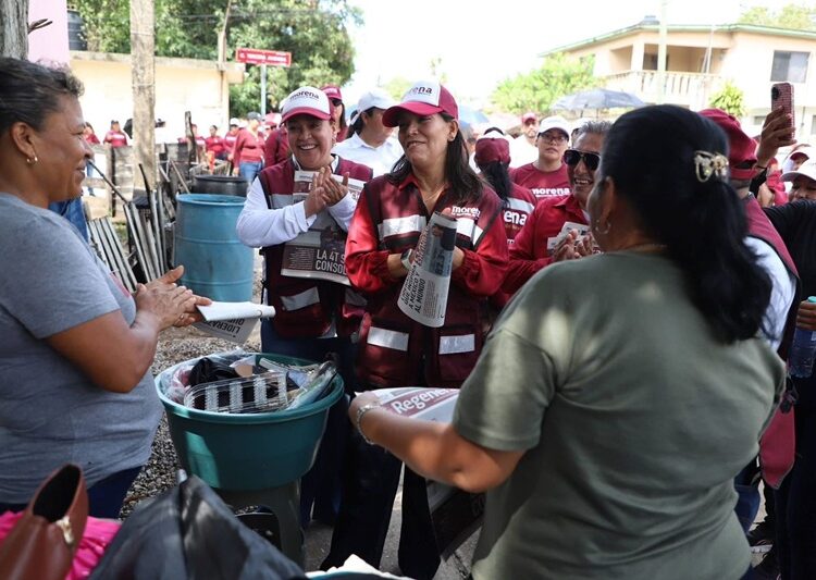 Fortalece Blanca Guzmán la ‘Cuarta Transformación’ en Nuevo Lomas del Real