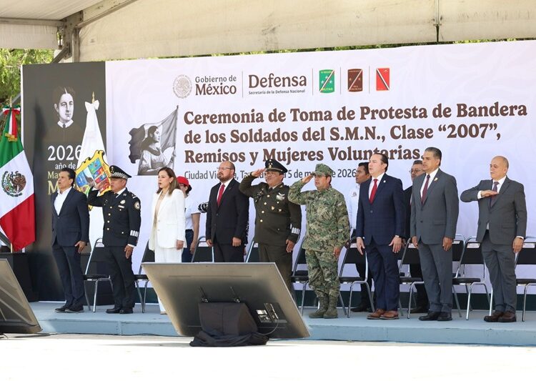 Gobierno de Tamaulipas honra la ‘Batalla de Puebla’ con toma de protesta de jóvenes del SMN