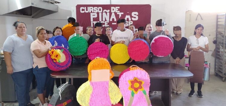 Imparte ITACE taller de elaboración de piñatas a adolescentes en conflicto con la Ley Penal