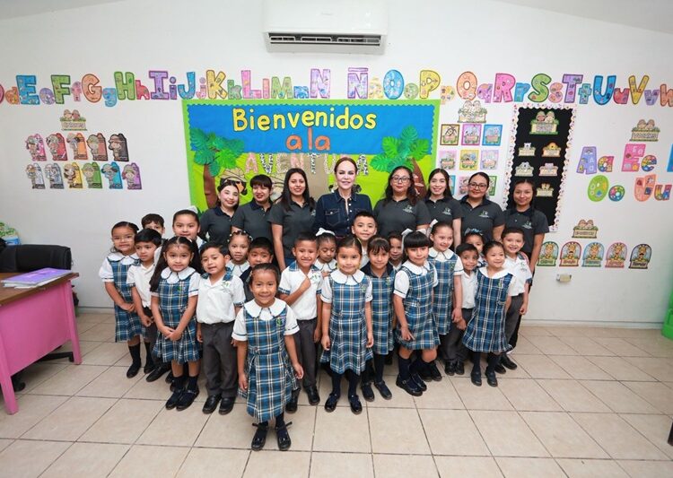 Impulsa Carmen Lilia infraestructura educativa en presscolar, primaria y secundaria