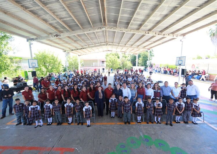 Impulsa Carmen Lilia infraestructura educativa en presscolar, primaria y secundaria