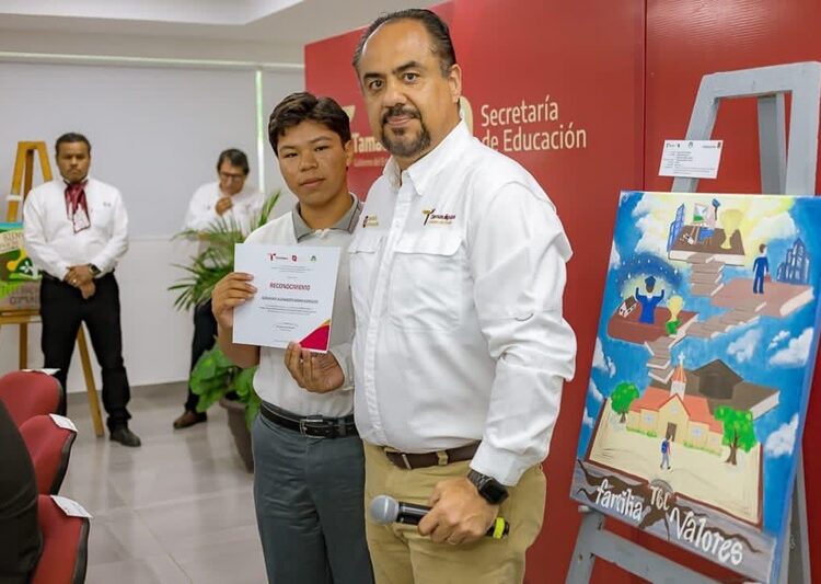 Impulsan talento e identidad entre jóvenes con ‘Concurso Nacional de Pintura de Telebachillerato Comunitario’