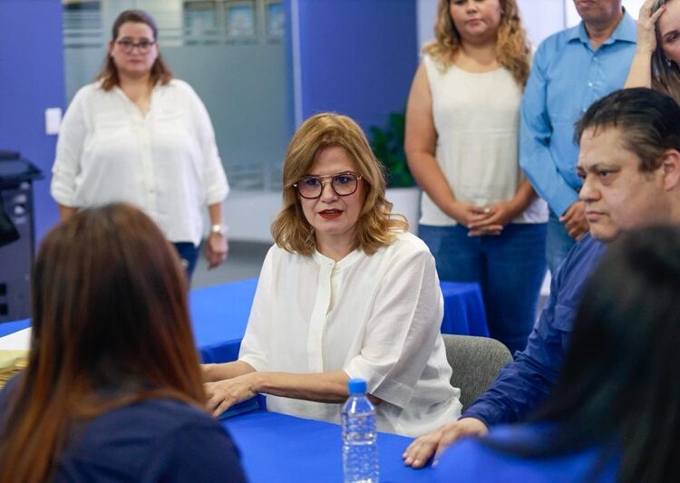 Omeheira López y Garza De Coss oficializan su registro por la dirigencia del PAN