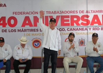 Refrenda Armando Martínez compromiso con el sector obrero