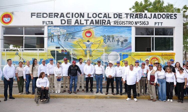 Refrenda Armando Martínez compromiso con el sector obrero