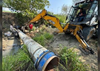 Repara COMAPA Altamira líneas de conducción y fugas de agua en diferentes sectores