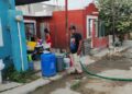 Reparte COMAPA Altamira agua en pipas en sectores con baja presión