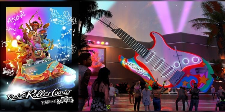 ¡Montaña rusa Rock ‘n’ Roller Coaster  y Los Muppets inaugurado!