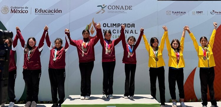 Tamaulipas “se llena” de oro en el tiro con arco femenil de la Olimpiada Nacional