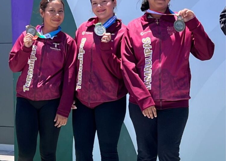 Tamaulipas “se llena” de oro en el tiro con arco femenil de la Olimpiada Nacional