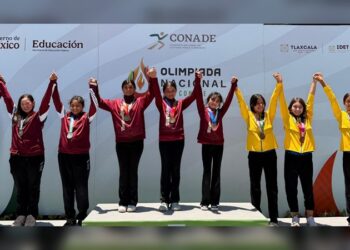 Tamaulipas “se llena” de oro en el tiro con arco femenil de la Olimpiada Nacional