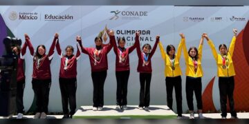 Tamaulipas “se llena” de oro en el tiro con arco femenil de la Olimpiada Nacional