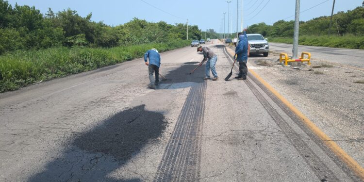 Rehabilita Armando Martínez corredor urbano tras recientes lluvias