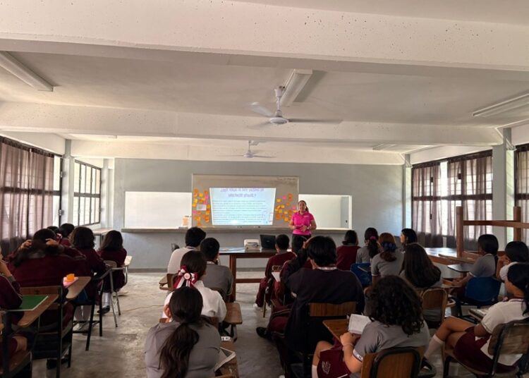 Avanza campaña de INMUJER #SinMiedoaContarlo en el sector educativo municipal