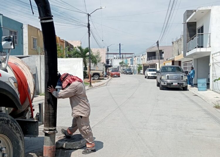 COMAPA Altamira optimiza operatividad de la red de drenaje