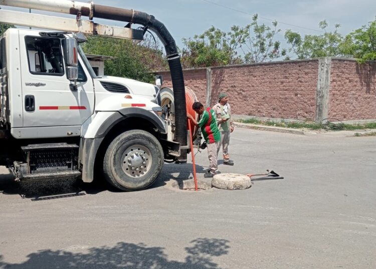 COMAPA Altamira optimiza operatividad de la red de drenaje