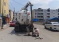 COMAPA Altamira realiza mantenimiento a pozos de visita